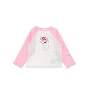 [프렌치캣(백)]WH 라글란 배색 TS(Q44DAT060W)