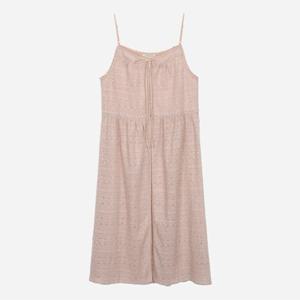 [써스데이아일랜드](T258MOP232W)풀오픈 레이어드 슬리브리스 원피스