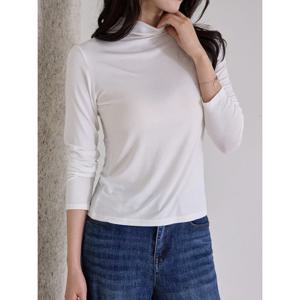 [모리스커밍홈]굿바디 하이넥 스판 티셔츠_M2510TS612C