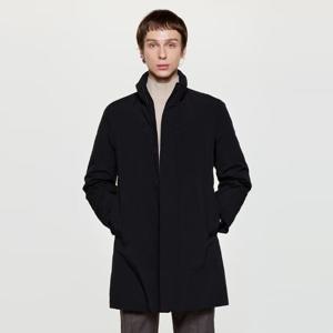 헤지스  25FW  남성 하이넥 구스다운 코트 HZCO5D460BK