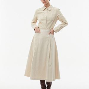 [랩]MARIOAP4WSA66 코듀로이 사선 포켓 뒷밴딩 플레어 스커드