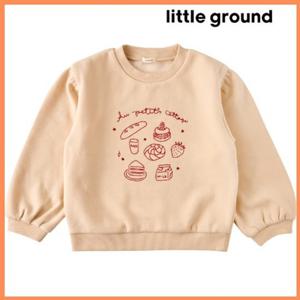 [리틀그라운드8] 룰라비(75C12-334-02)디저트자수스웨트셔츠 아동여아상의 맨투맨 긴팔 데일리 코디 선물
