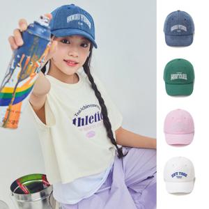 탑텐키즈 MKF5AC3012 공용 코튼 레터링 볼캡