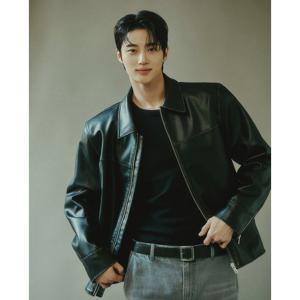 [지오다노]남자 에코 레더 가죽 카라 자켓 075504