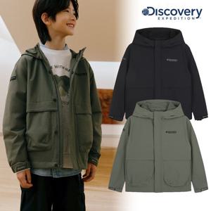 디스커버리키즈 DKTR27054 키즈 우븐 빅포켓 후드 자켓 바람막이