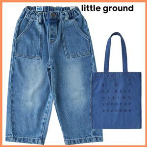 [리틀그라운드8] 데님인더박스(75C11-410-01)워싱기모데님팬츠 아동하의 청바지 데일리 선물 코디룩 겨울