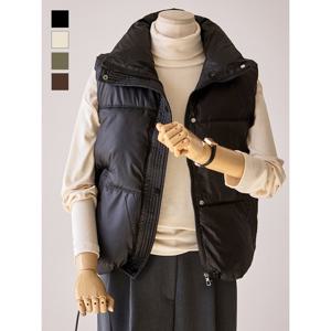 [커스텀에이블]스트링 하이넥 패딩조끼_T2510PV007D