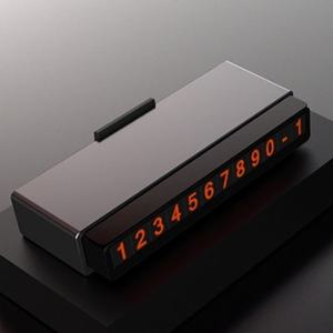 [더블유쇼핑]서랍식 번호숨김 주차번호판 / 전화번호 주차알림판