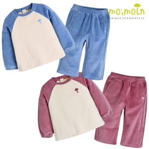 [모이몰른]유아 소프트벨로아 상하복 세트 M244STB78P