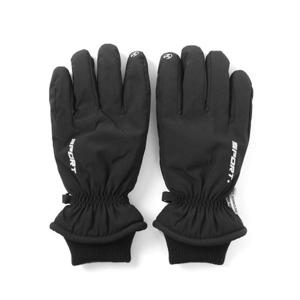 [더블유쇼핑][엣모어]논슬립 남성 스마트폰터치 방한장갑(블랙)_