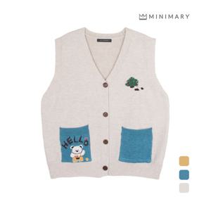 [미니마리]베어포켓니트베스트 (MMA3VT12)