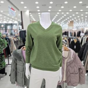 [벨라디터치]V넥 니트 티 V9E4KT25_GN