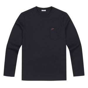 [프랑코페라로] 남성 면 포켓 라운드 티셔츠 네이비 (ASC130349)