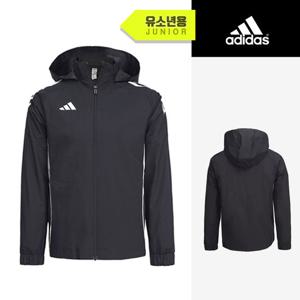아디다스 유소년 티로25 컴피티션 올웨더 자켓(IW0448)