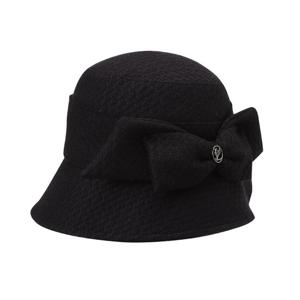 [링스]여성 트위드 절개 리본 버킷햇 L21D3CP153_BK