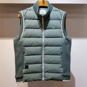 [루이까스텔]남성니트배색머스코비덕다운베스트/7MEJP010A