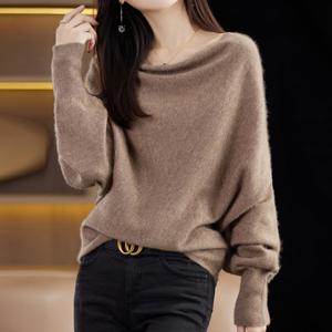 아코디 보트넥 가오리핏 니트_RE3LK027