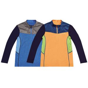 콜핑 남아동 하이쿨 흡습속건 등산 긴팔 반집업 티셔츠 1601TK435B