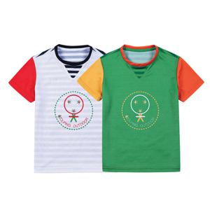 콜핑 남아동 하이쿨 등판 스트라이프 등산 반팔 라운드 티셔츠 1542TK703B