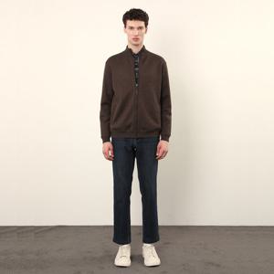 [인디안][광복점]중년 남성 융본딩 풀짚업 니트 가디건 MITBC4W943125GL