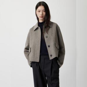 [쥬크]플랩 포켓 핸드메이드 크랍 코트 (Z254MSG151)