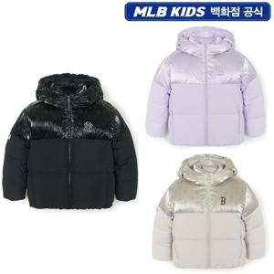 글로시 모노그램 배색 숏 구스다운 7ADJM0456