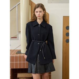 [올리브데올리브] OW5WHA66 스탠카라 트윌 미디코트