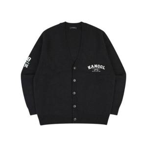 캉골자켓 CQK KQFC-KN18890BK 칼리지 바시티 가디건 1889 블랙