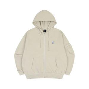 캉골후드집업 CQK KQFC-ZU51310BE KNGL 포켓 집업 5131 베이지