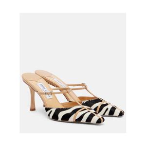 지미추 x Conner Ives Gloria 85 카프 헤어 뮬 P01108804