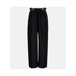 로에베 개더 울 실크 와이드 팬츠 P01104964