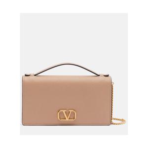 발렌 VLogo 레더 체인 지갑 P01056348