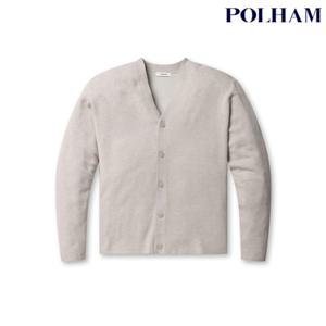 [폴햄] PHF4EC1010 남성 메리노 브이넥 버튼 가디건