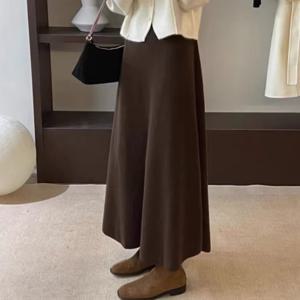 르엘라 니트 롱 스커트_RE3SK005