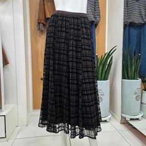 클리지 DP01 채크양면 주름 플레이어 스커트 CP8WSK04