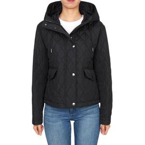 버버리 팸브룩 여성 크롭 후드 퀼팅 자켓 8110329