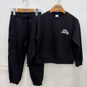 [에스핏]크루넥 포켓 조거세트 상하복 - 블랙 (SJZ711MKTR05)_CJ