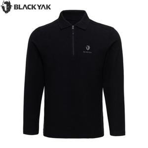 블랙야크 남성 겨울 아웃도어 등산 긴팔티셔츠 지퍼 카라 긴팔티1 1BYKTWU002BK