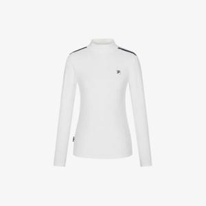 M 휠라긴팔티 KQC FS2RLG4351F-OWH 테니스 모크넥 긴팔티