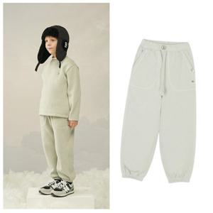 빈2 BY71PT04LK 남아 여아 라이트카키 기모 조거팬츠 아동 겨울 바지
