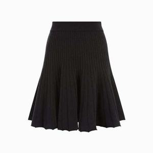 [에고이스트] (ER4KS962) 스판믹스 러플 편직 니트 스커트