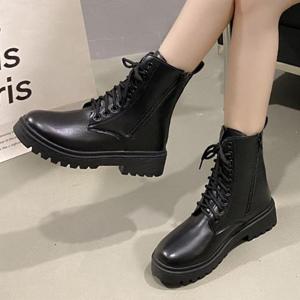 여성 데일리 빅사이즈 어반 라인 레이스업 워커 US504