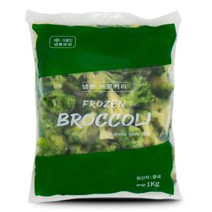 신정푸드 냉동 브로콜리 1kg x 1개