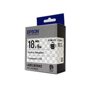엡손 라벨테이프 ST18K-PX 투명/18mmx9M 검정글씨 박스(120개입) 부품