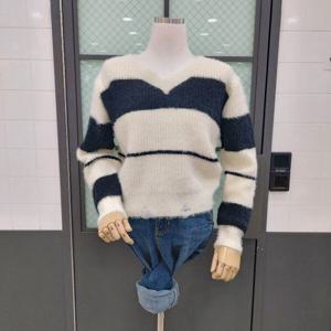 [반에이크]반에이크 브이 배색니트VB4ZKTUG10Z_SC