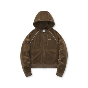 디스커버리자켓 BQK DWTR95046-BRD 여성 벨루어 트레이닝 자켓