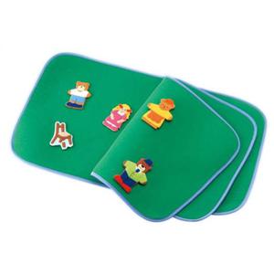 1016 융판놀이책(녹색) 매직캐슬 학습벽보 학습책 영유아완구 융판놀이책