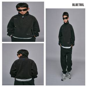 [블루테일]AZI1TS02CG 차콜그레이 플리스 하프집업 아노락 맨투맨
