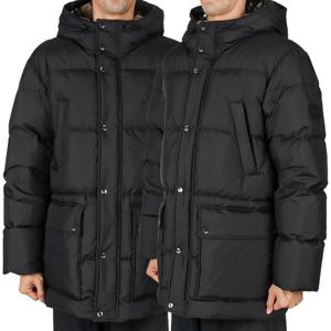 버버리 25FW 남성 후드 다운 패딩 블랙 8110360 A1189