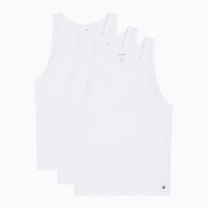 [캘빈클라인언더웨어]남성 코튼 스트레치 슬립 탱크 3PKNB4184-100